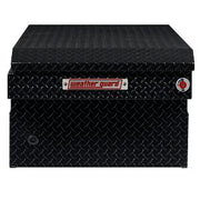 Saddle Box, Aluminum, Full Extra Wide, Gloss Black, 15.5 cu ft - 117-5-04 product image