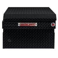 Saddle Box, Aluminum, Full Extra Wide, Gloss Black, 15.5 cu ft - 117-5-04 product image
