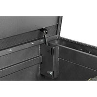 Saddle Box, Aluminum, Full Extra Wide, Textured Matte Black, 15.5 cu ft - 117-52-04 product image