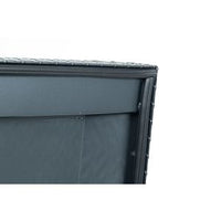 Saddle Box, Aluminum, Full Extra Wide, Gunmetal Gray, 15.5 cu ft - 117-6-04 product image