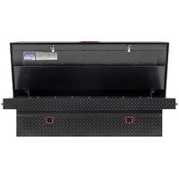 Saddle Box, Aluminum, Full Extra Wide, Gunmetal Gray, 15.5 cu ft - 117-6-04 product image