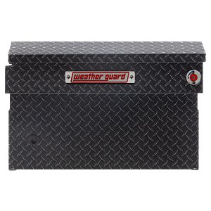 Saddle Box, Aluminum, Full Extra Wide, Gunmetal Gray, 15.5 cu ft - 117-6-04 product image