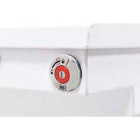 Saddle Box, Steel, Full Low Profile, White, 11.0 cu ft - 120-3-04 product image