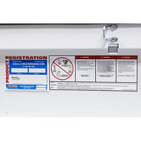 Saddle Box, Steel, Full Low Profile, White, 11.0 cu ft - 120-3-04 product image