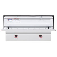 Saddle Box, Steel, Full Low Profile, White, 11.0 cu ft - 120-3-04 product image
