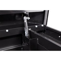 Saddle Box, Steel, Full Low Profile, Gloss Black, 11.0 cu ft - 120-5-04 product image