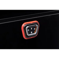 Saddle Box, Steel, Full Low Profile, Gloss Black, 11.0 cu ft - 120-5-04 product image