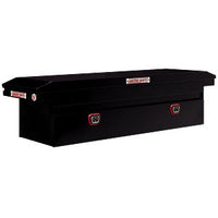 Saddle Box, Steel, Full Low Profile, Gloss Black, 11.0 cu ft - 120-5-04 product image