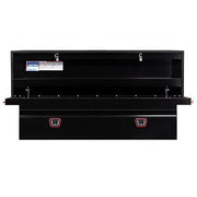 Saddle Box, Steel, Full Low Profile, Gloss Black, 11.0 cu ft - 120-5-04 product image