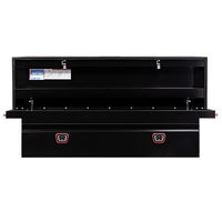 Saddle Box, Steel, Full Low Profile, Gloss Black, 11.0 cu ft - 120-5-04 product image