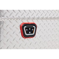 Saddle Box, Aluminum, Full Low Profile, Clear, 11.0 cu ft - 121-0-04 product image