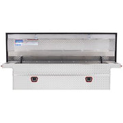 Saddle Box, Aluminum, Full Low Profile, Clear, 11.0 cu ft - 121-0-04 product image