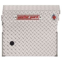 Saddle Box, Aluminum, Full Low Profile, Clear, 11.0 cu ft - 121-0-04 product image