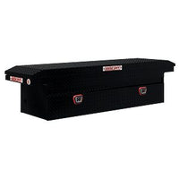 Saddle Box, Aluminum, Full Low Profile, Gloss Black, 11.0 cu ft - 121-5-04 product image