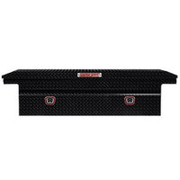 Saddle Box, Aluminum, Full Low Profile, Gloss Black, 11.0 cu ft - 121-5-04 product image