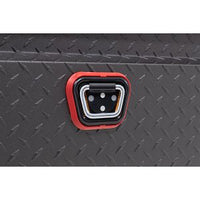 Saddle Box, Aluminum, Full Low Profile, Textured Matte Black, 11.0 cu ft - 121-52-04 product image