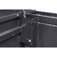 Saddle Box, Aluminum, Full Low Profile, Gunmetal Gray, 11.0 cu ft - 121-6-04 product image
