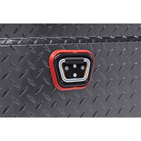 Saddle Box, Aluminum, Full Low Profile, Gunmetal Gray, 11.0 cu ft - 121-6-04 product image