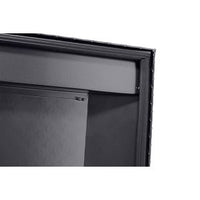 Saddle Box, Aluminum, Full Low Profile, Gunmetal Gray, 11.0 cu ft - 121-6-04 product image