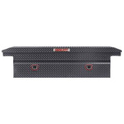 Saddle Box, Aluminum, Full Low Profile, Gunmetal Gray, 11.0 cu ft - 121-6-04 product image