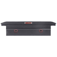 Saddle Box, Aluminum, Full Low Profile, Gunmetal Gray, 11.0 cu ft - 121-6-04 product image