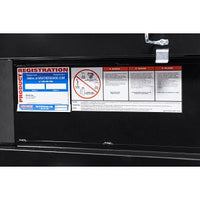 Saddle Box, Aluminum, Full Deep, Gloss Black, 15.0 cu ft - 123-5-04 product image