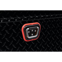 Saddle Box, Aluminum, Full Deep, Gloss Black, 15.0 cu ft - 123-5-04 product image