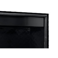 Saddle Box, Aluminum, Full Deep, Gloss Black, 15.0 cu ft - 123-5-04 product image