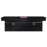 Saddle Box, Aluminum, Full Deep, Gloss Black, 15.0 cu ft - 123-5-04 product image