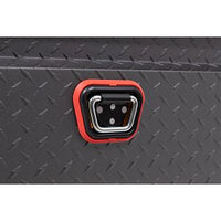 Saddle Box, Aluminum, Full Deep, Textured Matte Black, 15.0 cu ft - 123-52-04 product image