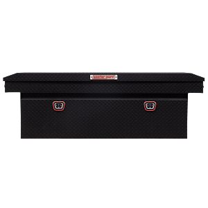 Saddle Box, Aluminum, Full Deep, Textured Matte Black, 15.0 cu ft - 123-52-04 product image