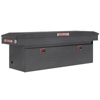 Saddle Box, Aluminum, Full Deep, Gun Metal Gray, 15.0 cu ft - 123-6-04 product image