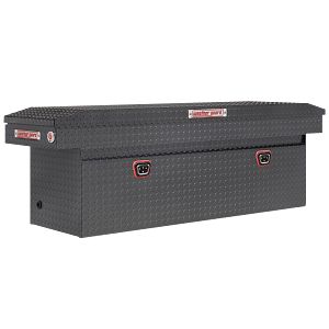 Saddle Box, Aluminum, Full Deep, Gun Metal Gray, 15.0 cu ft - 123-6-04