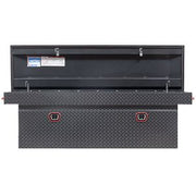 Saddle Box, Aluminum, Full Deep, Gun Metal Gray, 15.0 cu ft - 123-6-04 product image