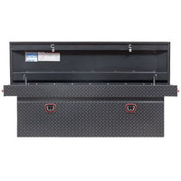 Saddle Box, Aluminum, Full Deep, Gun Metal Gray, 15.0 cu ft - 123-6-04 product image