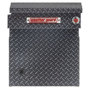 Saddle Box, Aluminum, Full Deep, Gun Metal Gray, 15.0 cu ft - 123-6-04 product image
