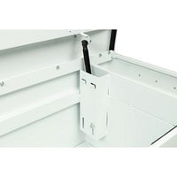 Saddle Box, Steel, Full Standard, White, 11.0 cu ft - 126-3-04 product image