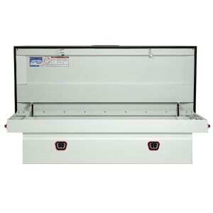 Saddle Box, Steel, Full Standard, White, 11.0 cu ft - 126-3-04 product image