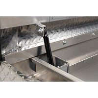 Saddle Box, Aluminum, Full Standard, Clear, 11.0 cu ft - 127-0-04 product image