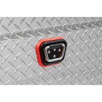 Saddle Box, Aluminum, Full Standard, Clear, 11.0 cu ft - 127-0-04 product image