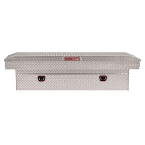 Saddle Box, Aluminum, Full Standard, Clear, 11.0 cu ft - 127-0-04 product image