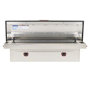 Saddle Box, Aluminum, Full Standard, Clear, 11.0 cu ft - 127-0-04 product image