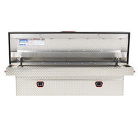 Saddle Box, Aluminum, Full Standard, Clear, 11.0 cu ft - 127-0-04 product image