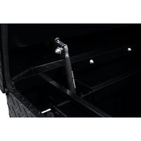 Saddle Box, Aluminum, Full Standard, Gloss Black, 11.0 cu ft - 127-5-04 product image