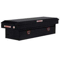Saddle Box, Aluminum, Full Standard, Gloss Black, 11.0 cu ft - 127-5-04 product image