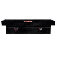 Saddle Box, Aluminum, Full Standard, Gloss Black, 11.0 cu ft - 127-5-04 product image