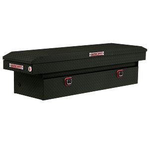 Saddle Box, Aluminum, Full Standard, Textured Matte Black, 11.0 cu ft - 127-52-04