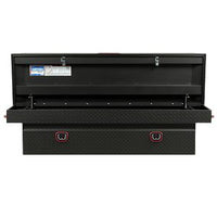 Saddle Box, Aluminum, Full Standard, Textured Matte Black, 11.0 cu ft - 127-52-04 product image