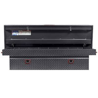 Saddle Box, Aluminum, Full Standard, Gunmetal Gray, 11.0 cu ft - 127-6-04 product image