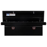 Saddle Box, Steel, Full Deep, Gloss Black, 15.0 cu ft - 128-5-04 product image